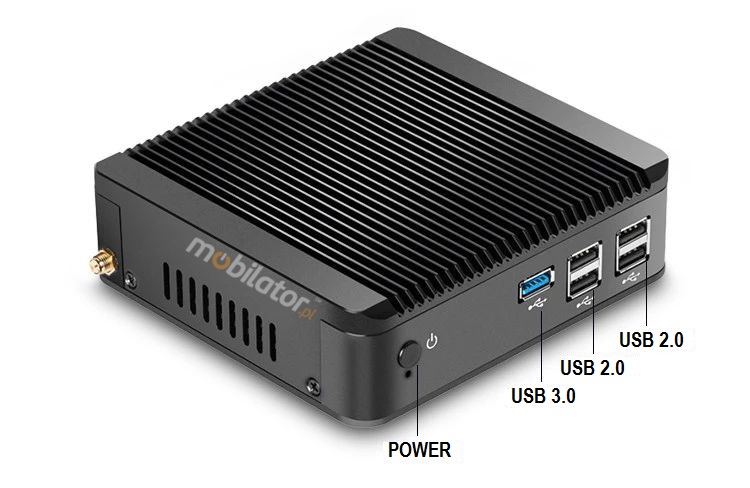 MiniPC yBOX-X30 Power ON USB3.0 USB.20 connectors